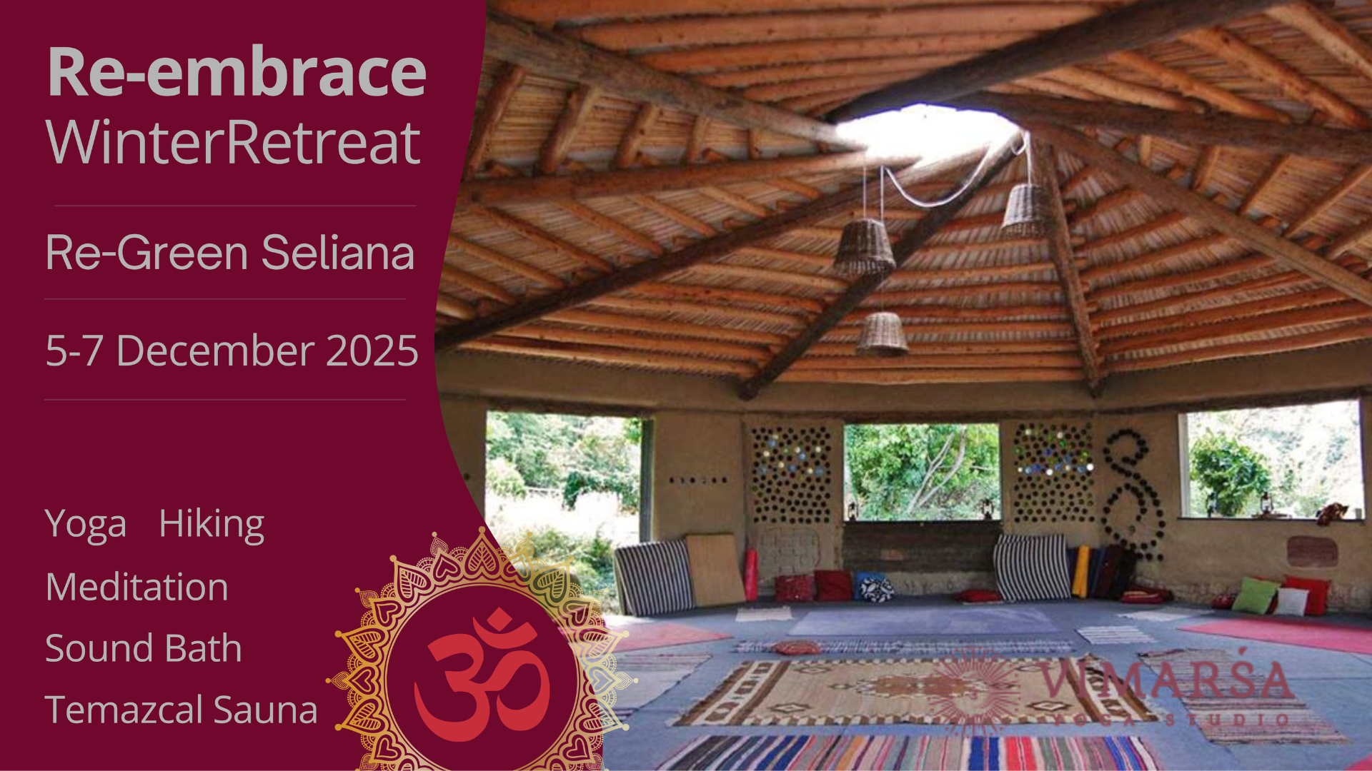 Re-embracing Winter Retreat 5 – 7 Δεκεμβρίου 2025